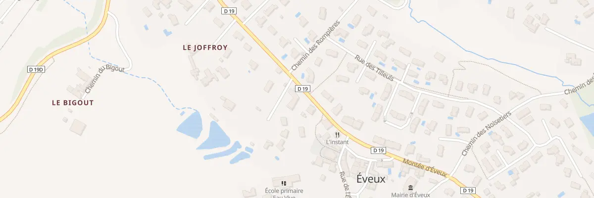 Plan du 5A All des Trois Etangs à Éveux