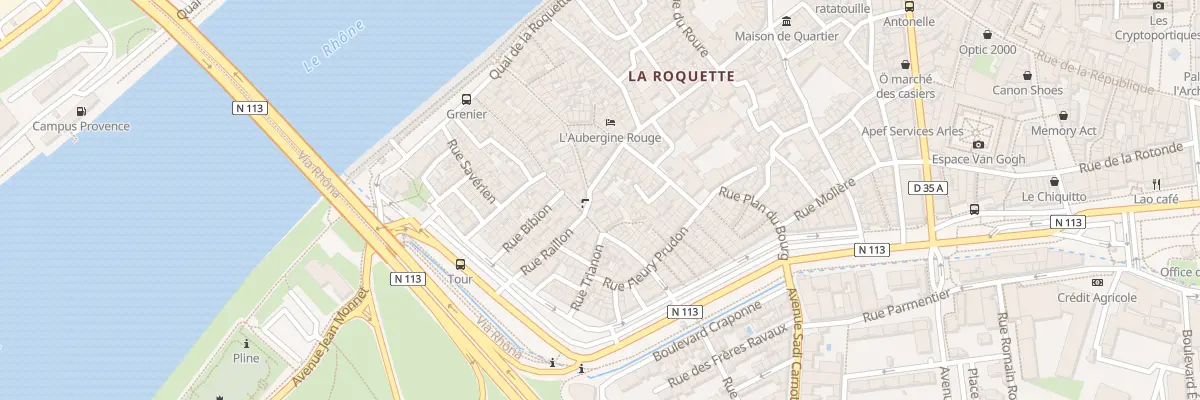Plan du 59 Rue Genive à Arles