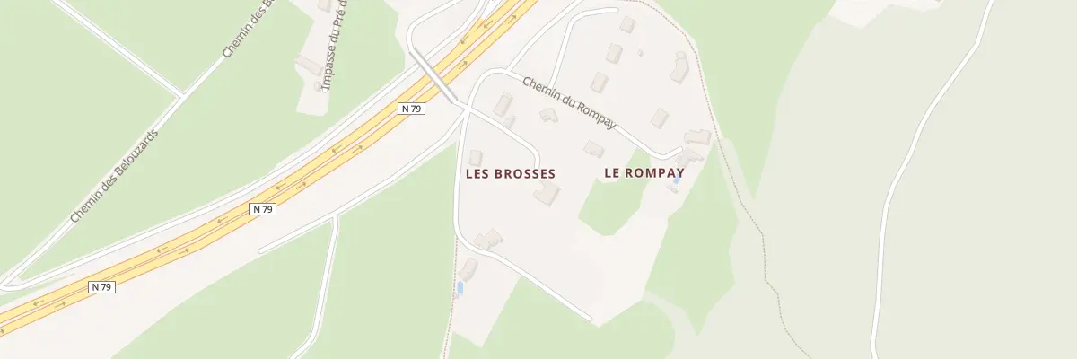 Plan du 5150 Les Brosses à Sainte-Cécile