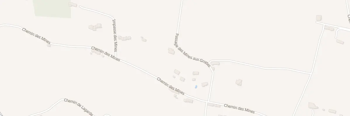 Plan du 9011 Pas des Mines aux Grottes à Pont-Saint-Esprit