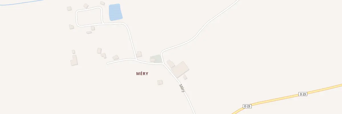 Plan du 2 Rue Hameau de Mery à Chuffilly-Roche