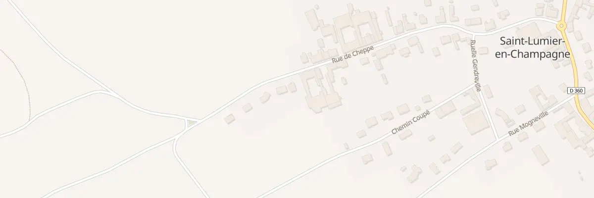 Plan du 32 Rue de Cheppes à Saint-Lumier-en-Champagne