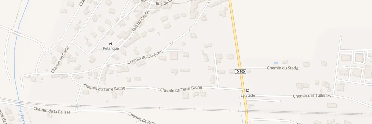 Plan du 5B Che du Queyron à Théziers