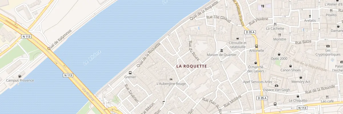 Plan du 6 Rue des Salines à Arles