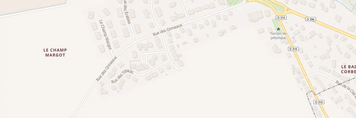 Plan du 6 Rue des Tilleuls à Marolles