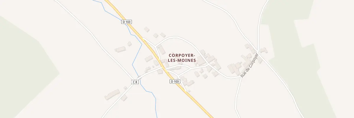 Plan du 5182 Rue de la Fontaine Corpoyer à Frôlois