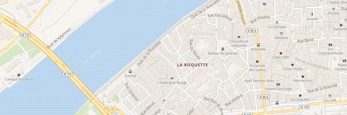 Plan du 2 Rue du Grau à Arles