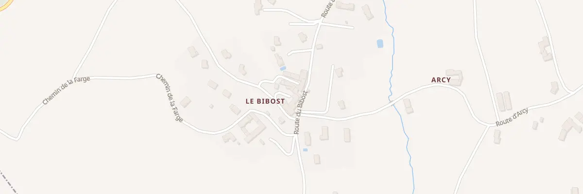 Plan du 424 Rte du Bibost à Sourcieux-les-Mines