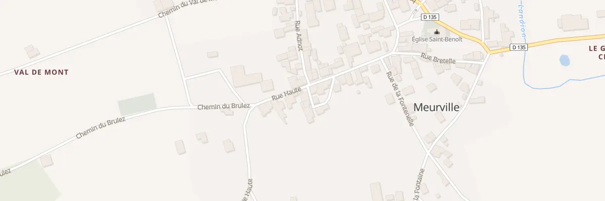 Plan du 48 Le Village à Meurville