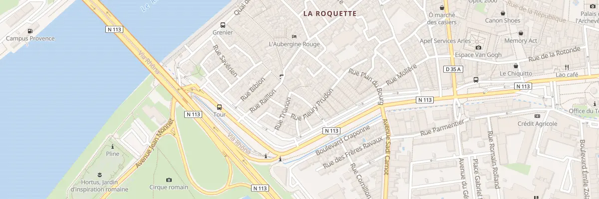 Plan du 52 Rue Genive à Arles