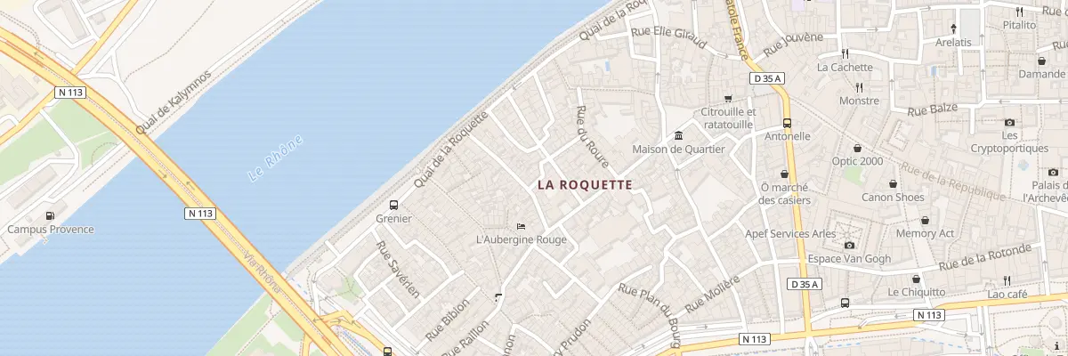 Plan du 8 Rue du Grau à Arles