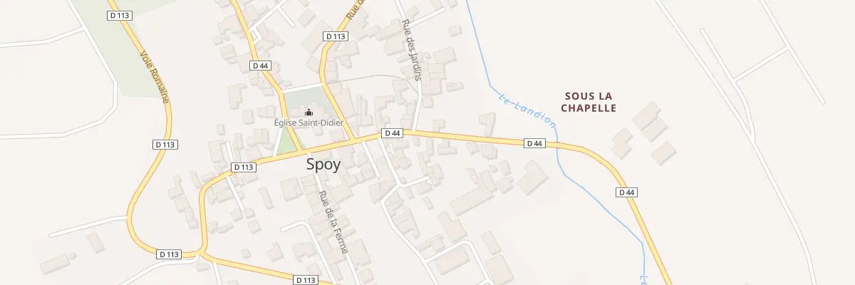 Plan du 6 Rue de la Vallee du Landion à Spoy
