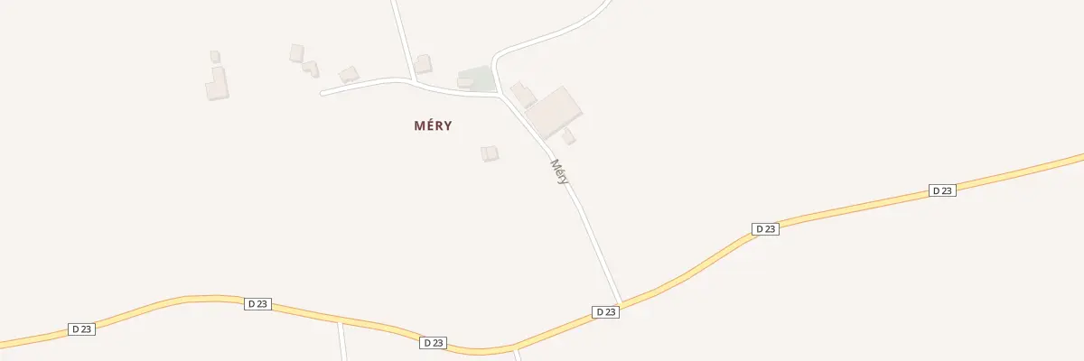 Plan du 1 Rue Hameau de Mery à Chuffilly-Roche