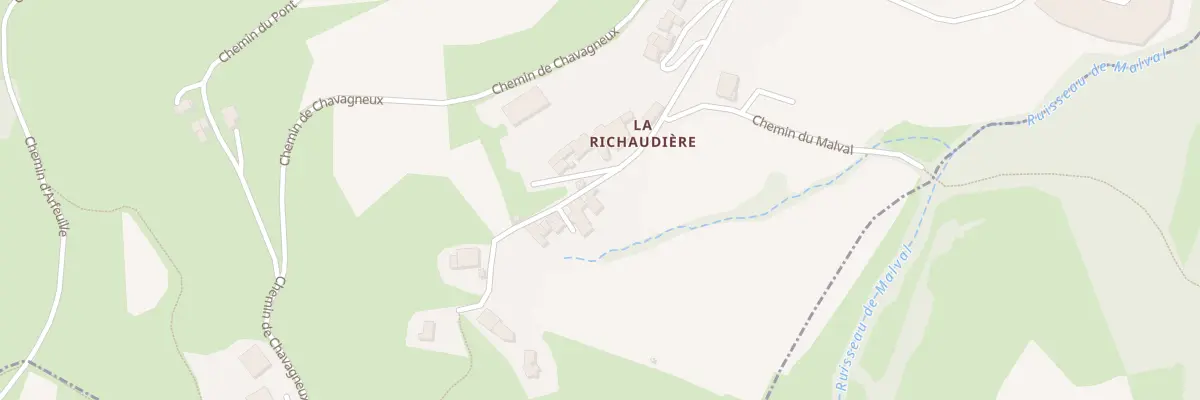 Plan du 5154 La Richaudiere à Chaussan