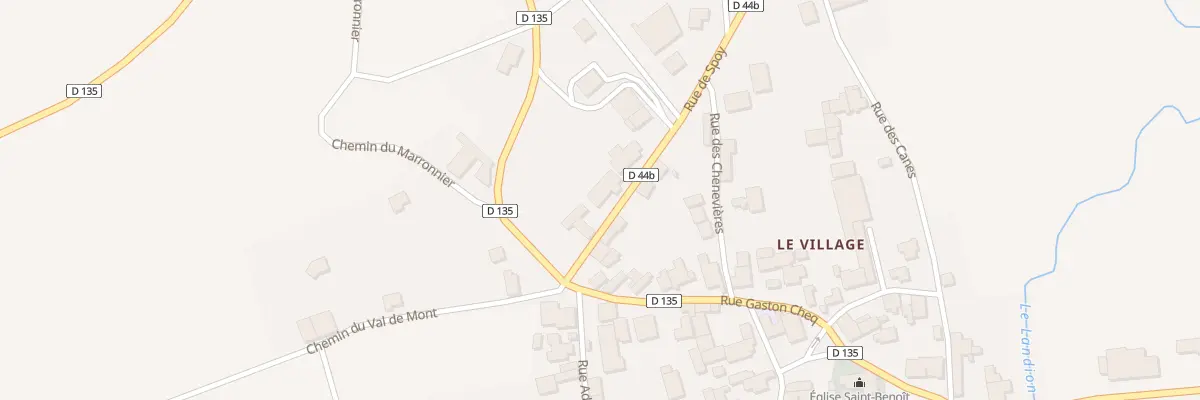 Plan du 8 Rue de Spoy à Meurville