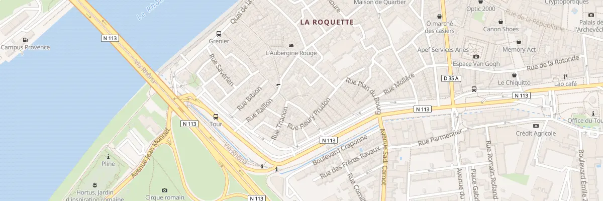 Plan du 91 Rue Genive à Arles