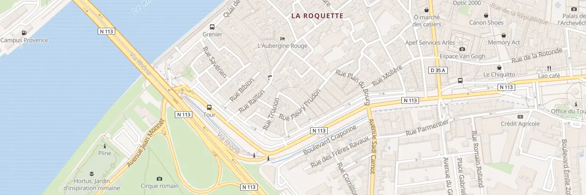 Plan du 103 Rue Genive à Arles