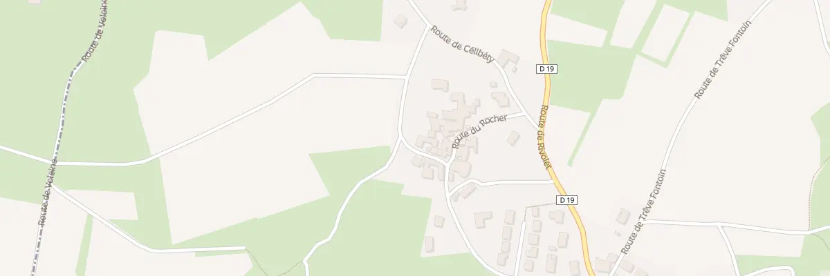 Plan du 294 Rte de Regny à Cogny