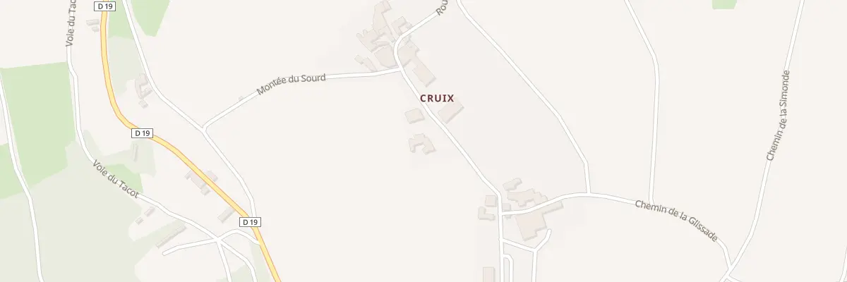 Plan du 867 Rte de Cruix à Theizé