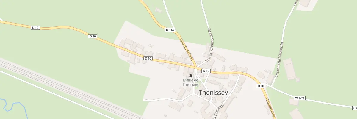 Plan du 12C Grande Rue à Thenissey