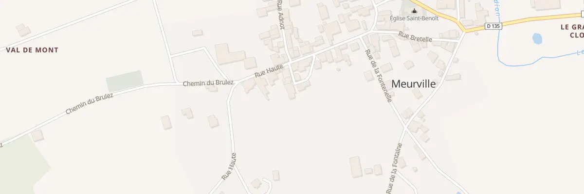Plan du 1 Sen du Val Moignot à Meurville