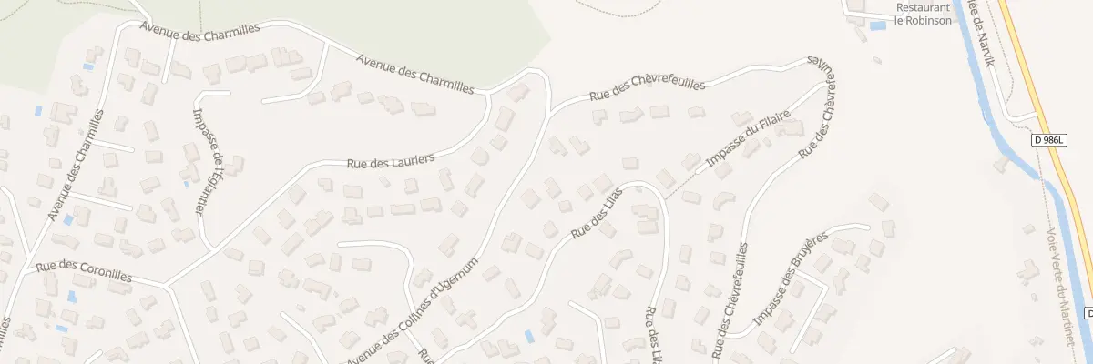 Plan du 46 Av des Collines D ’Ugernum à Beaucaire