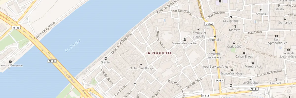 Plan du 1 Rue du Grau à Arles