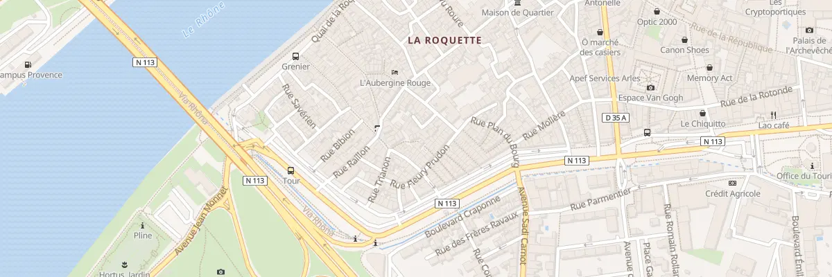Plan du 77 Rue Genive à Arles