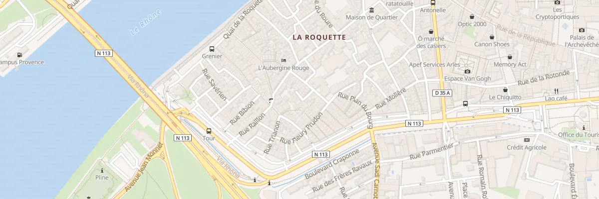 Plan du 30 Rue Théophile Rives à Arles