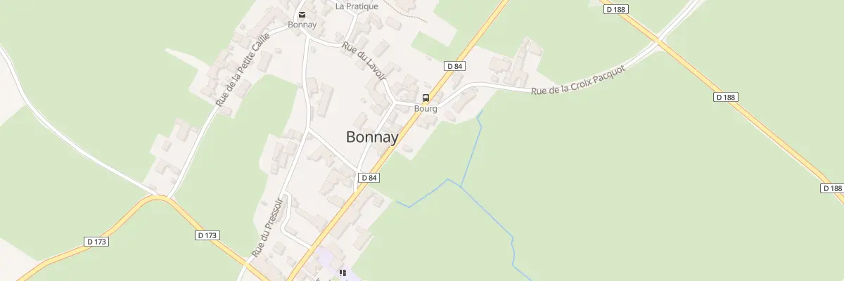 Plan du 4 Rue de la Croix Pacquot à Bonnay-Saint-Ythaire