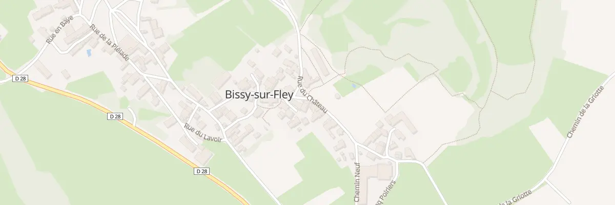 Plan du 5032 Rue du chateau à Bissy-sur-Fley