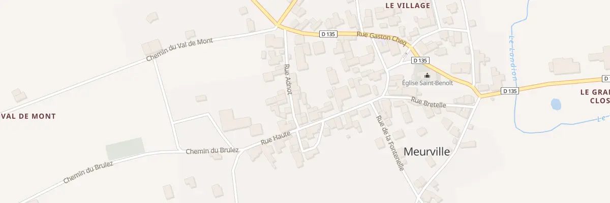 Plan du 67 Le Village à Meurville