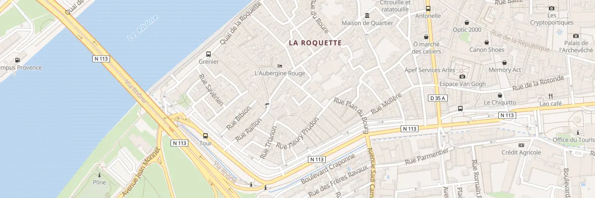 Plan du 24 Rue Théophile Rives à Arles