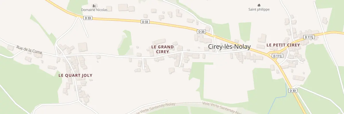 Plan du 15 Rue Perraudin à Nolay