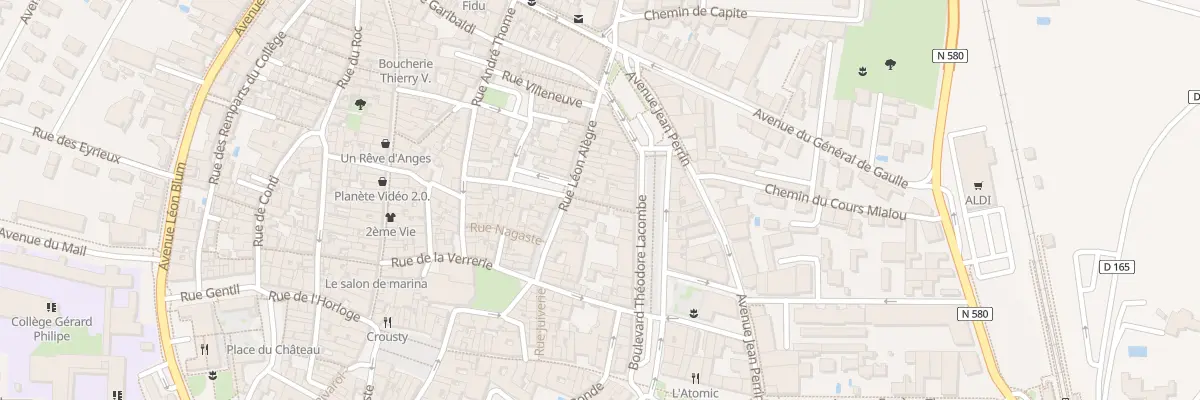 Plan du 25 Rue du Docteur Léon Arène à Bagnols-sur-Cèze