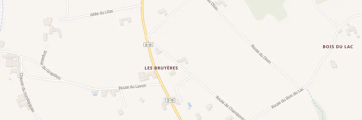 Plan du 5159 Les Bruyeres à Bagnols