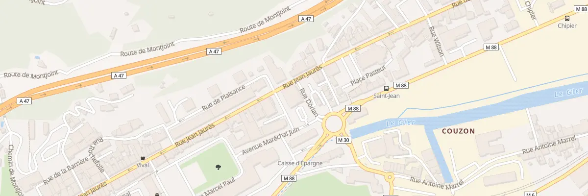 Plan du 2 Rue Dorian à Rive-de-Gier