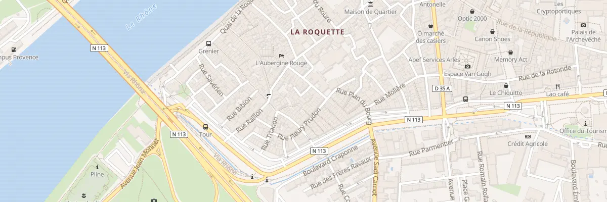 Plan du 34 Rue Théophile Rives à Arles
