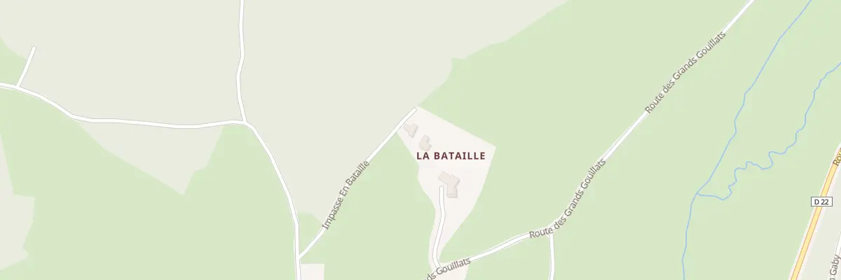 Plan du 5051 La Bataille à Bourgvilain