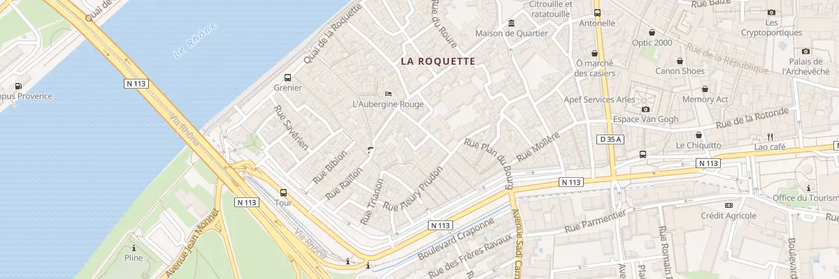 Plan du 18 Rue Théophile Rives à Arles
