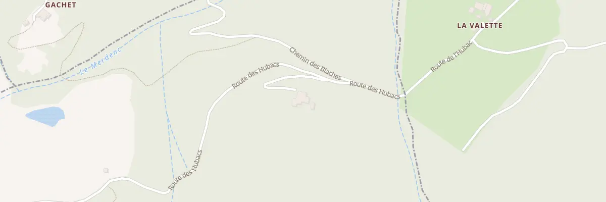 Plan du 3825 Rte des Hubacs à Arlebosc