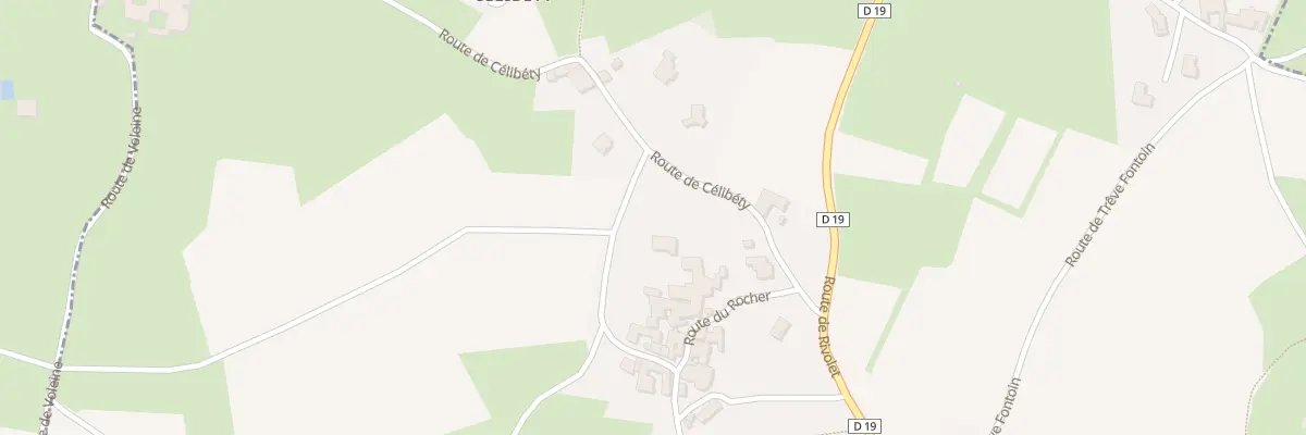 Plan du 400 Rte de Regny à Cogny