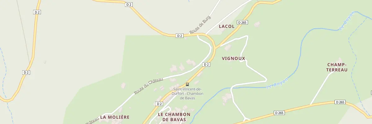 Plan du 5290 Che de Moliere à Saint-Vincent-de-Durfort