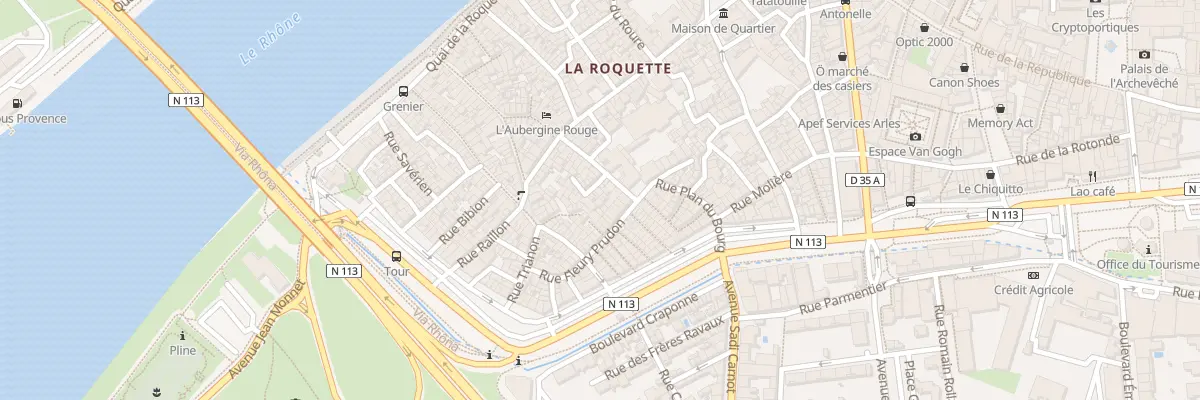 Plan du 38 Rue Théophile Rives à Arles