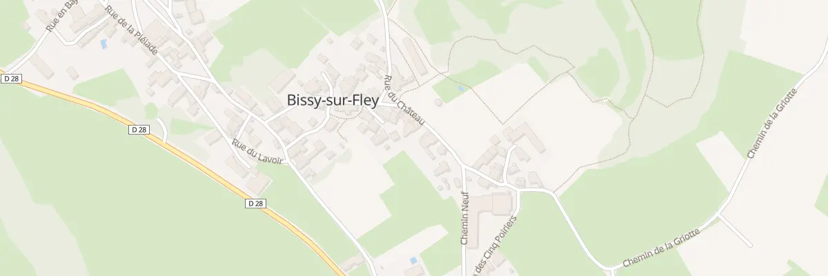Plan du 5020 Rue du chateau à Bissy-sur-Fley