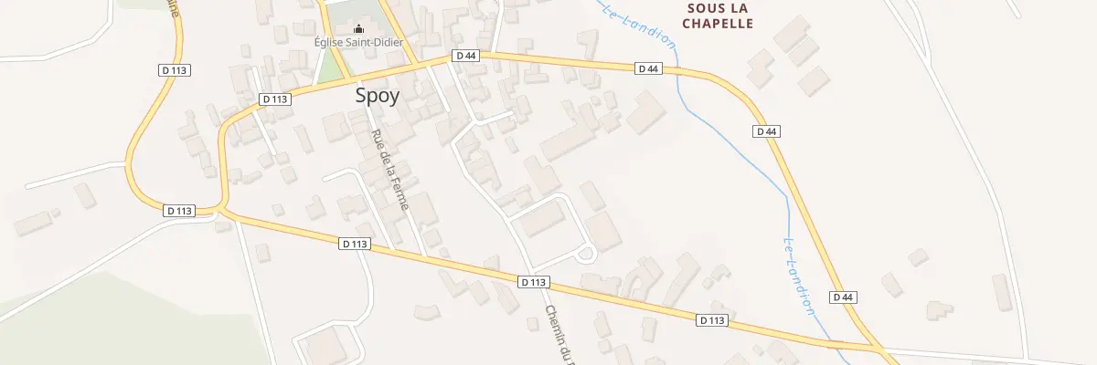Plan du 9 Rue de l’Etoupe à Spoy