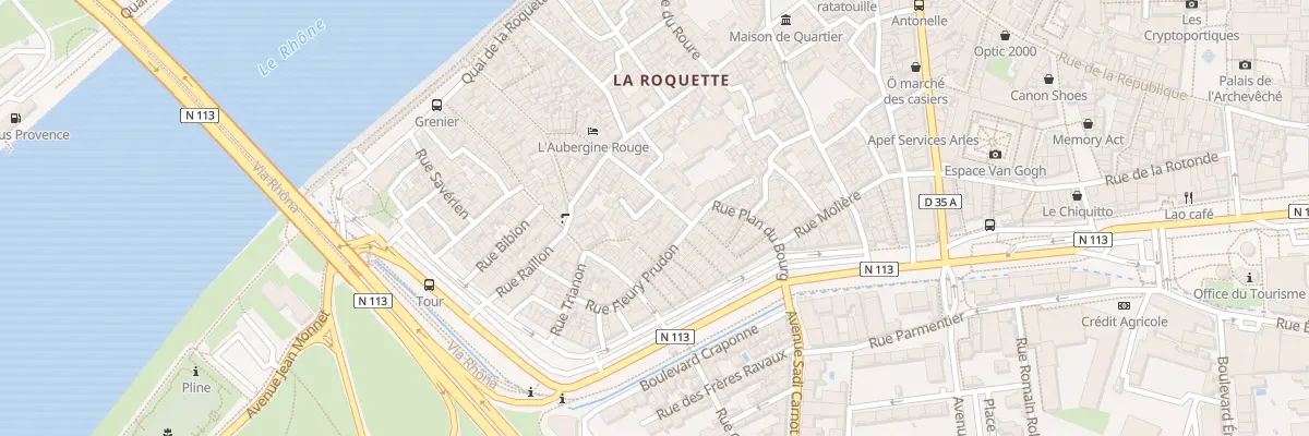 Plan du 40 Rue Théophile Rives à Arles