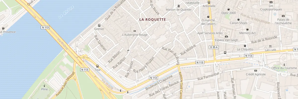 Plan du 42 Rue Théophile Rives à Arles