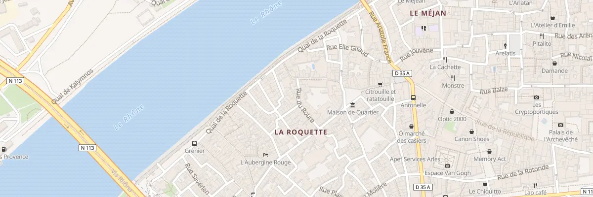 Plan du 10 Rue Roure à Arles