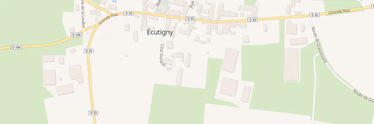 Plan du 3 Cour Durand à Écutigny